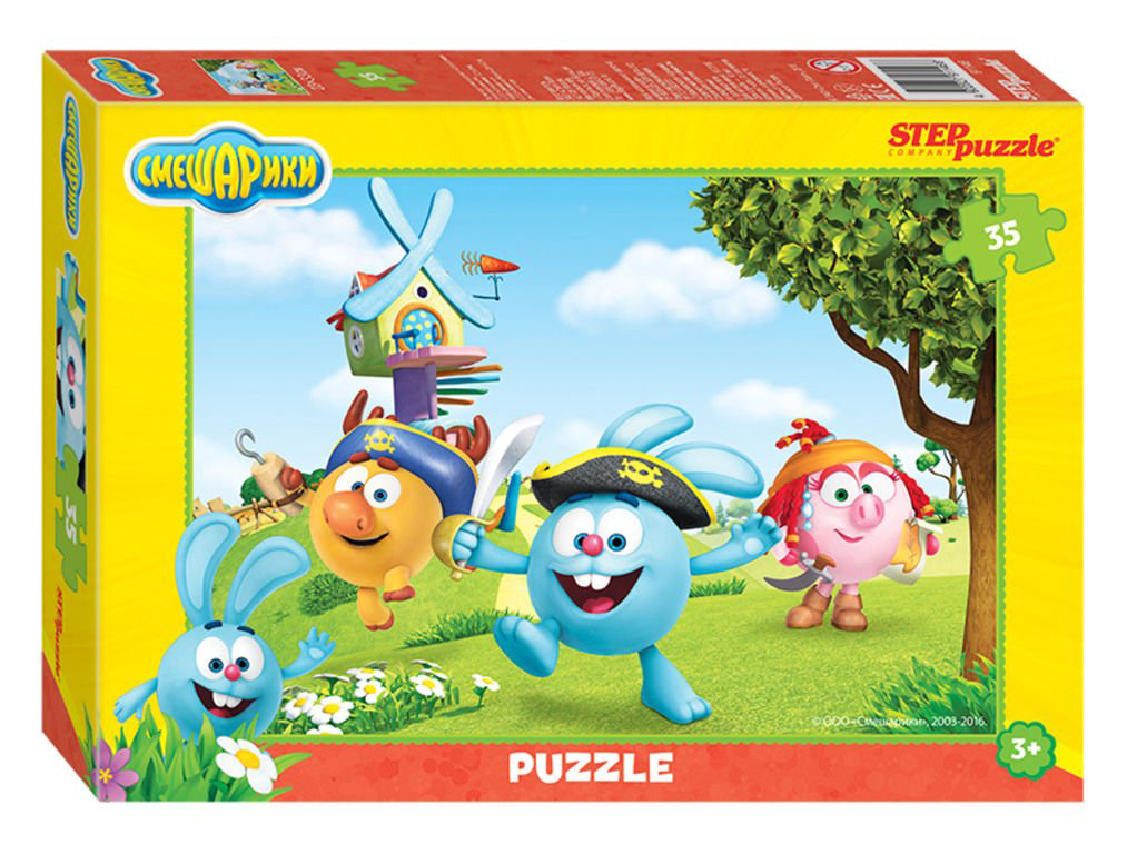 Пазлы Step Puzzle maxi Смешарики 35эл купить,NaN