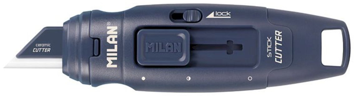 Канцелярский нож Milan BWM10348B синий