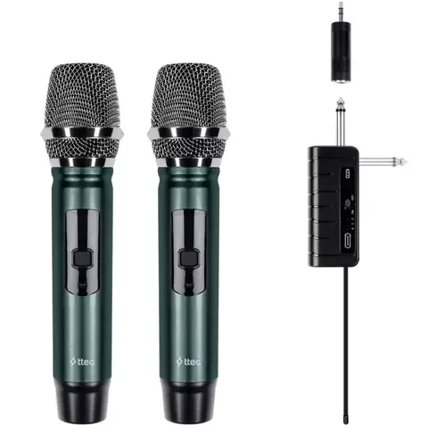 Набор микрофонов TTEC Wireless 2 way Mic System+Dual Channel receiver