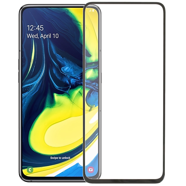 Стекло защитное A-Case на Samsung Galaxy A80
