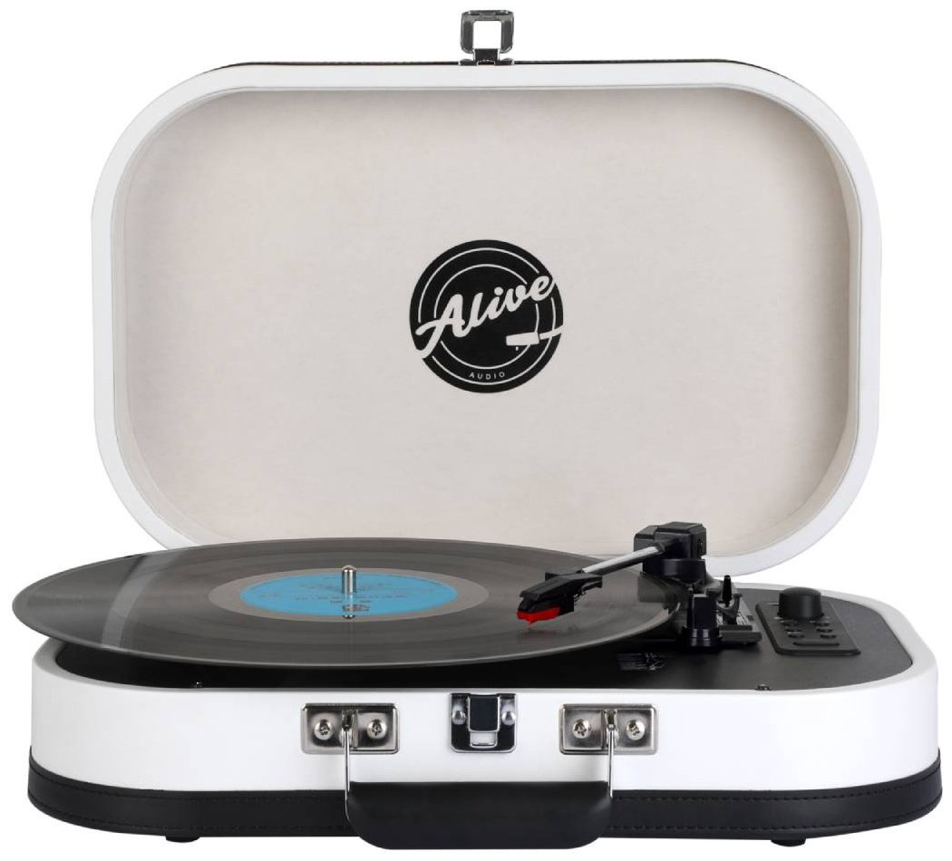 Виниловый проигрыватель ALIVE AUDIO VINTAGE Lady White VNT-02-LD купить,NaN