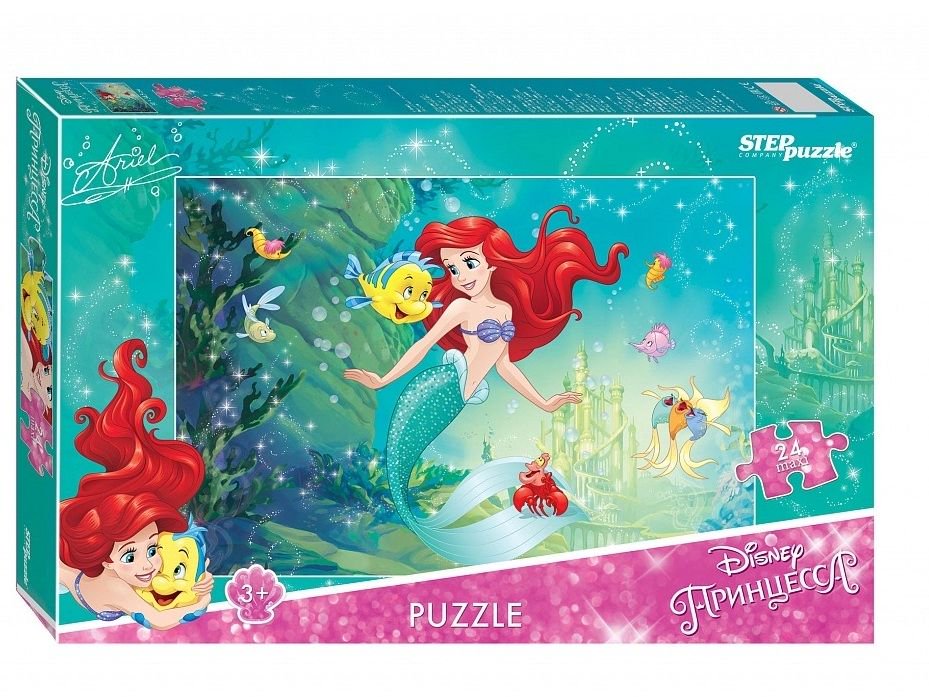 Пазлы Step Puzzle maxi Русалочка - 2 24эл. купить,NaN