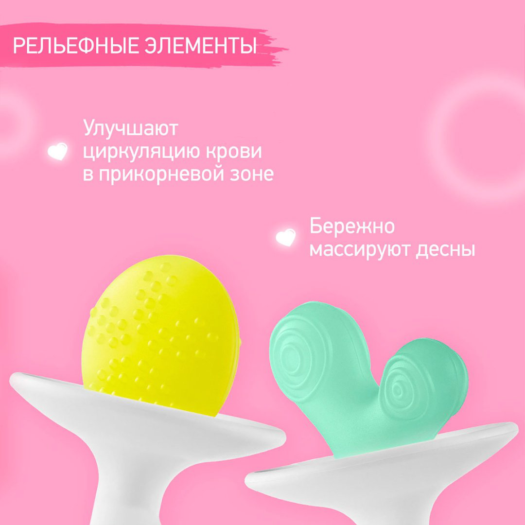 Прорезыватель Roxy RST-004, 2 шт, белый купить,NaN