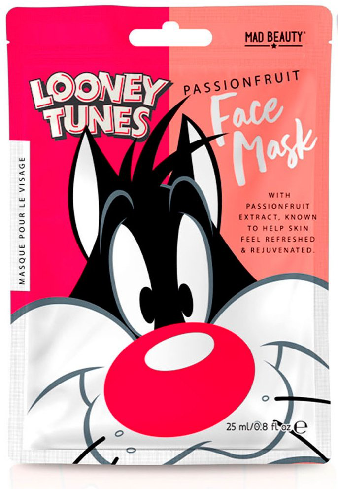 Маска для лица Mad Beauty тканевая Looney Tunes Sylvester 1 шт купить,NaN