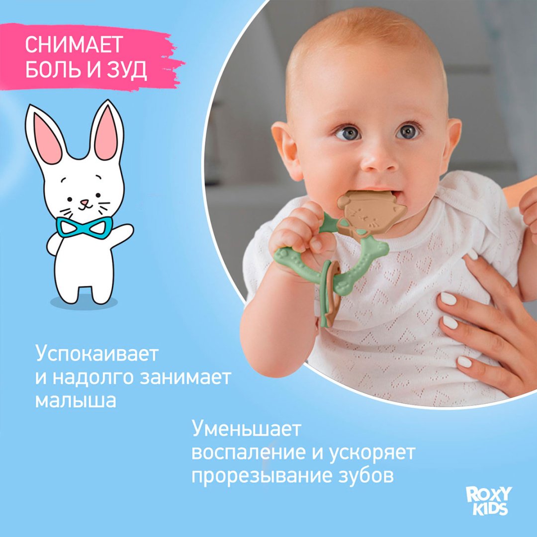 Прорезыватель Roxy RMT-006, 1 шт, мультиколор купить,0