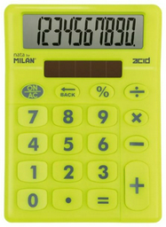 Milan 159906ACDYBL КИСЛОТНО ЖЕЛТЫЙ., 10-разрядный, желтый