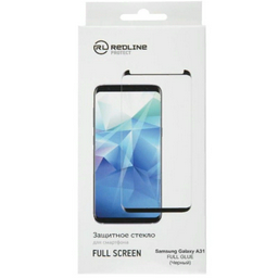 Стекло защитное Red Line Full Screen + Full Glue на Samsung A31 черное