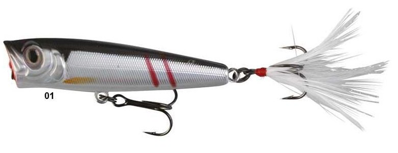 Воблер Savage Gear 3D Pop Prey F03s-Bone White Shiner серебристый купить,NaN