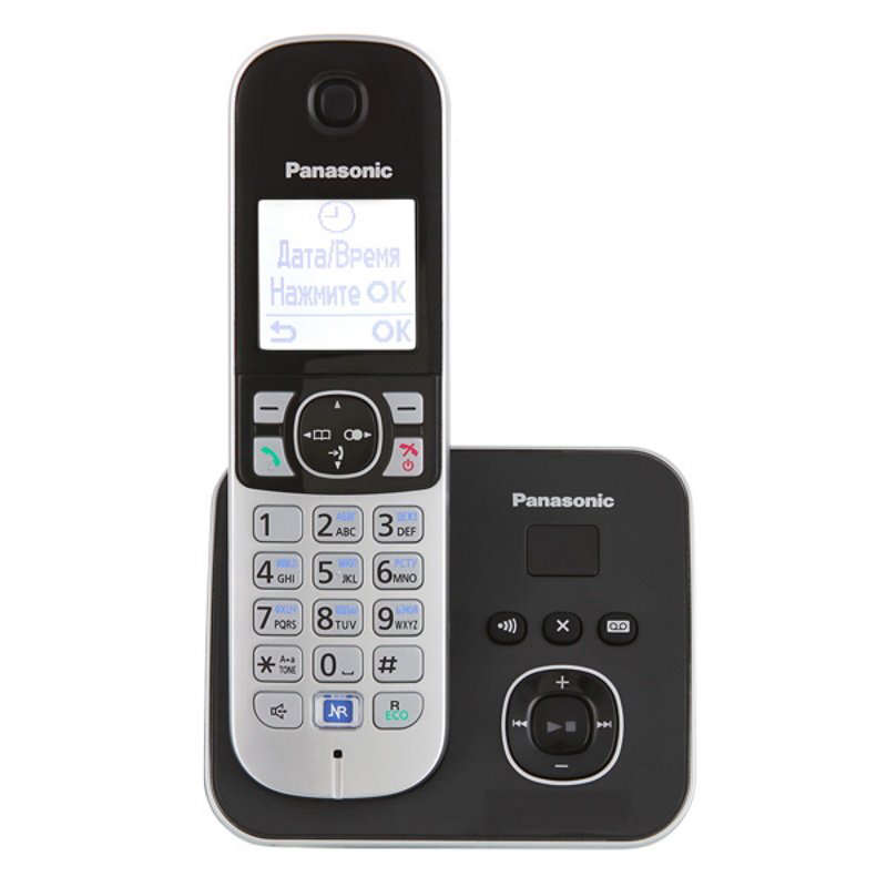 Радиотелефон Panasonic KX-TG6821RUB черный купить,NaN