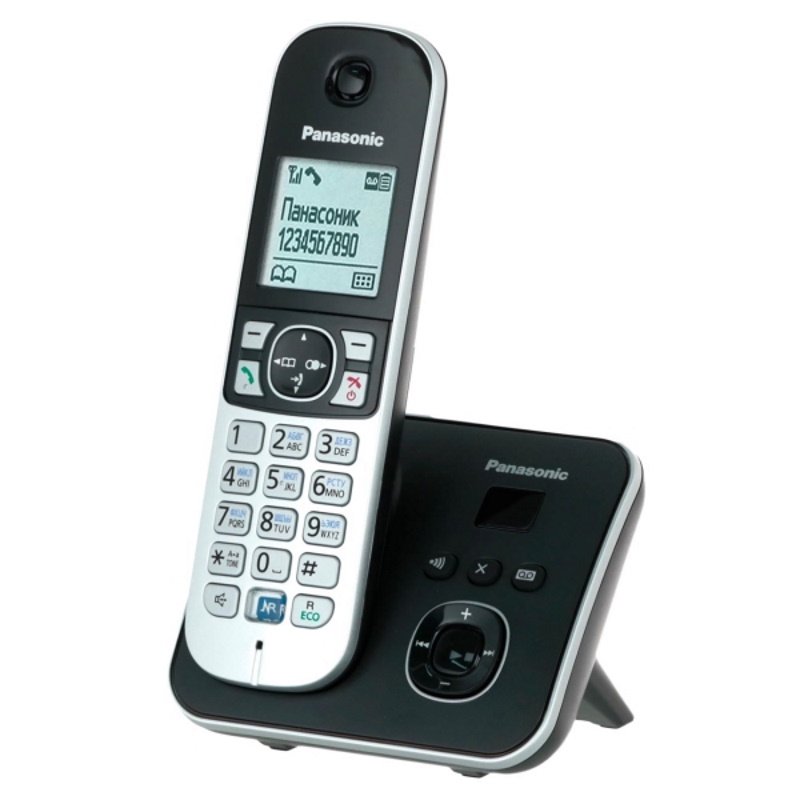 Радиотелефон Panasonic KX-TG6821RUB черный купить,0