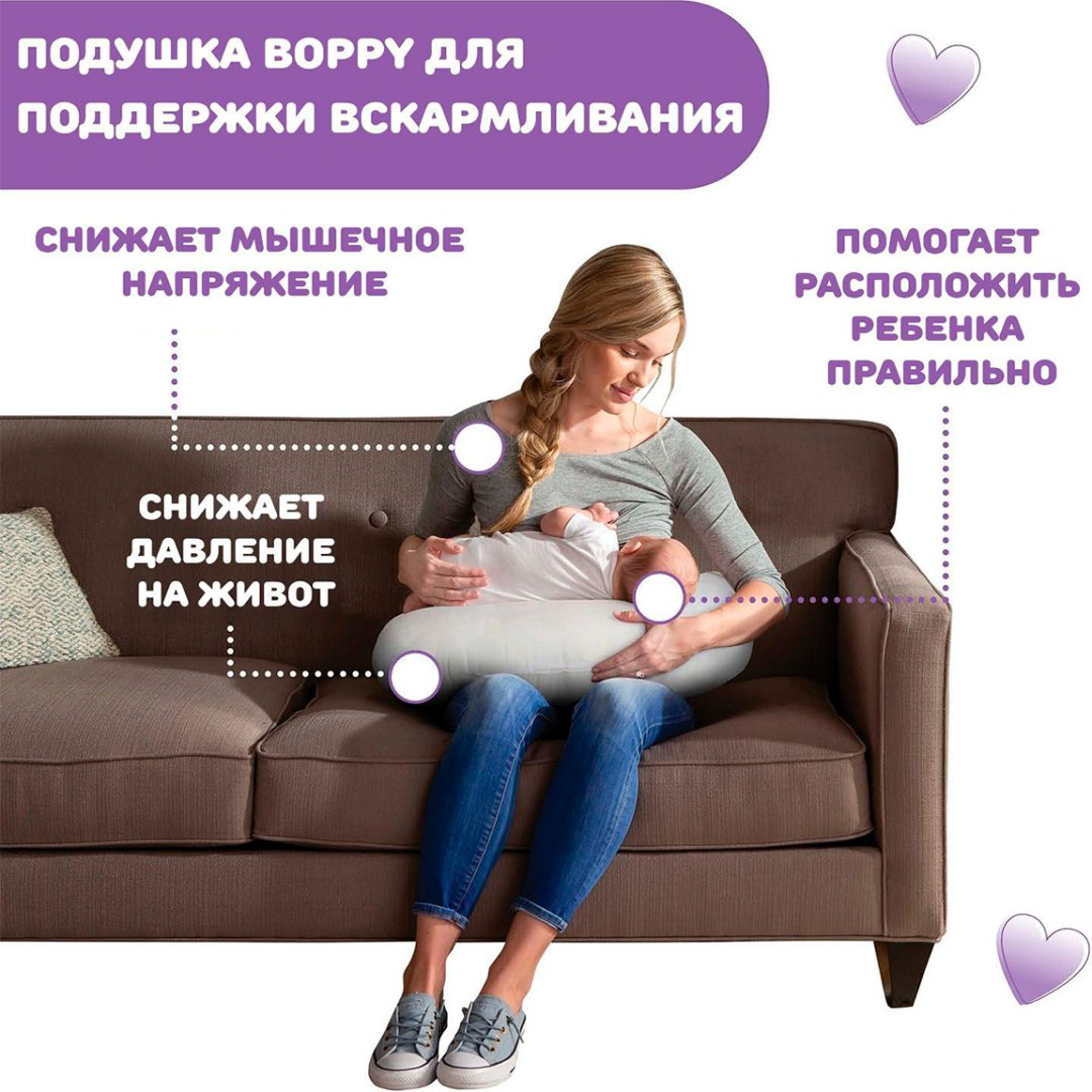 Подушка для кормления Chicco 48x52 см, полиэстер купить,NaN