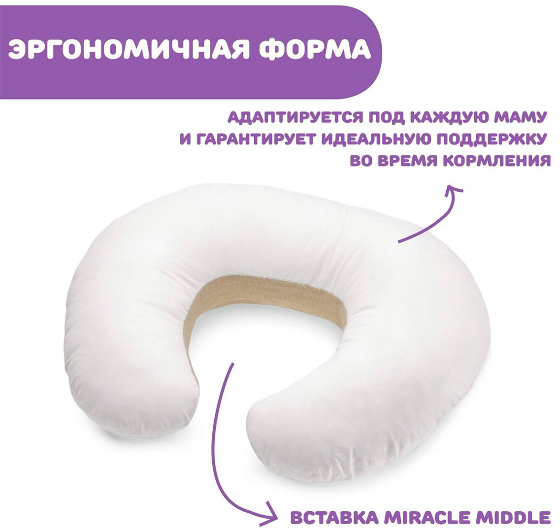 Подушка для кормления Chicco 48x52 см, полиэстер купить,NaN