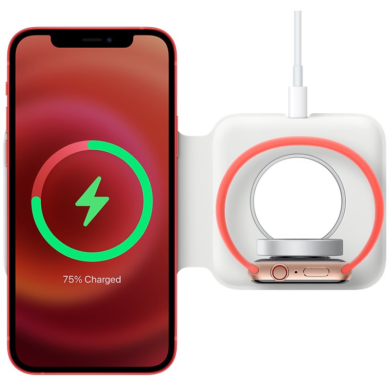 Зарядное устройство Apple MagSafe Duo Charger MHXF3ZM/A белое