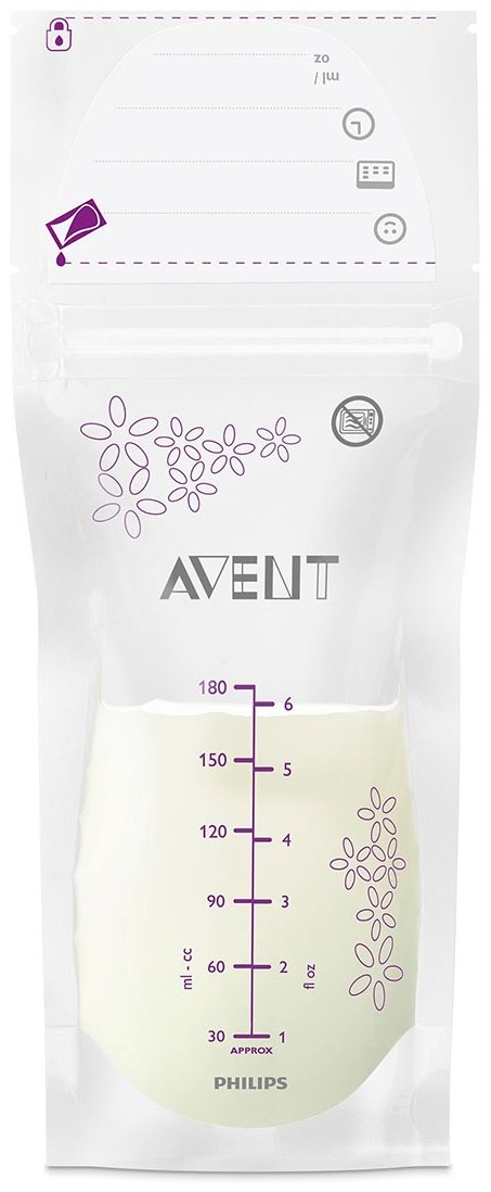 Пакет Philips Avent SCF603/25, объём 180 мл, 25 шт