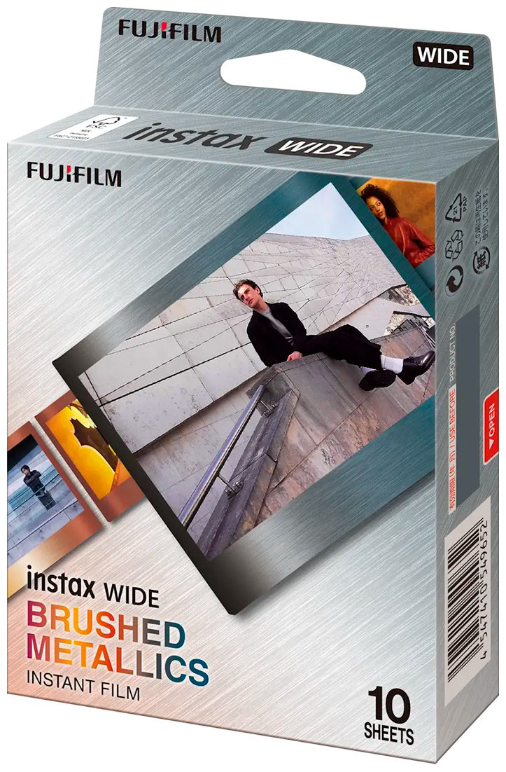 Фотопленка Fujifilm INSTAX WIDE BRUSHED METAL 10 шт купить,10890