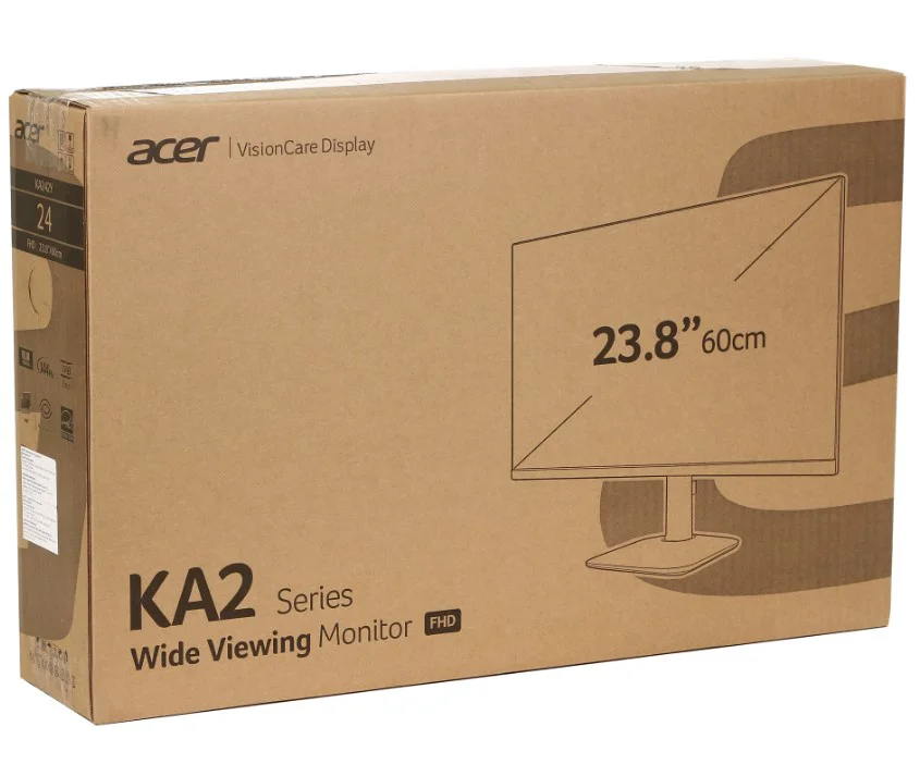 Монитор Acer KA242YP0bi UM.QX2EE.034 23.8" Black