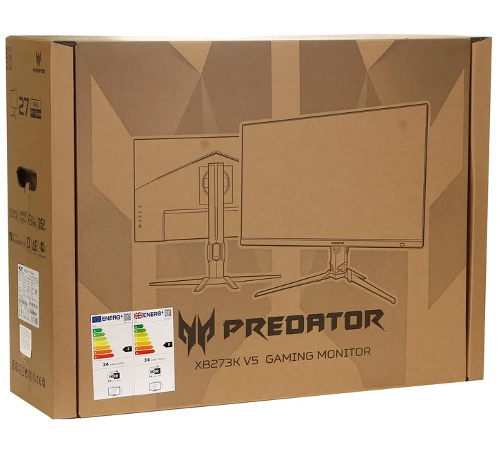 Монитор Acer Predator XB273KV5bmiiprx UM.HX3EE.501 27" Black  купить,220100