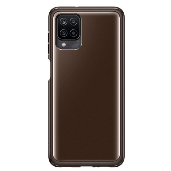Чехол Samsung Soft Clear Cover для Galaxy A12 EF-QA125TBEGRU черный купить,NaN