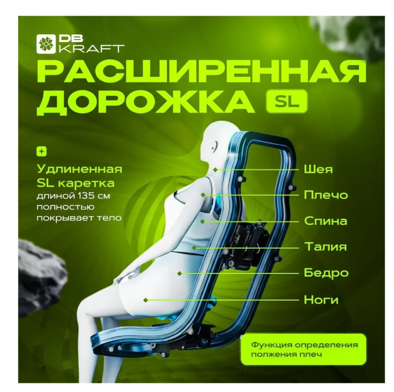 Массажное кресло DB kraft Sculptor до 150 кг белое купить,NaN