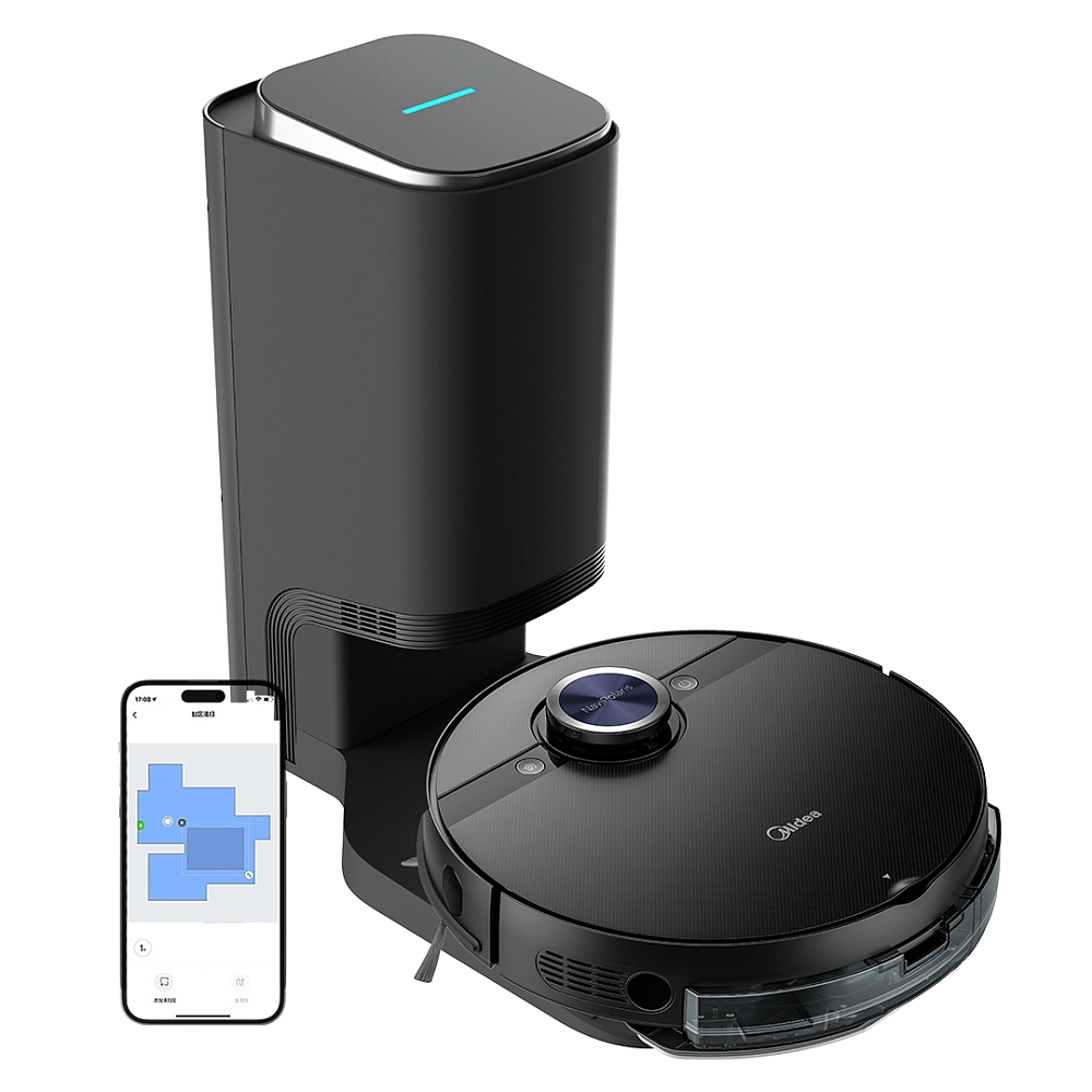Робот-пылесос Midea S8+ черный купить,0