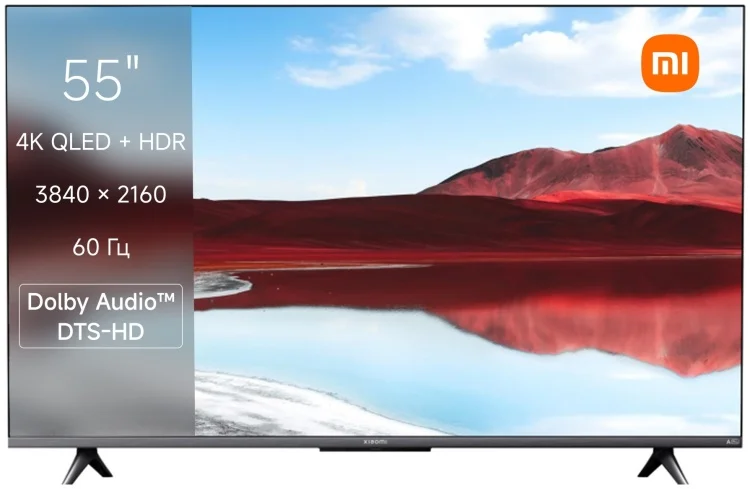 Телевизор Xiaomi A Pro 2025 L55MA-SRU QLED 4K UHD 55" Black купить,NaN