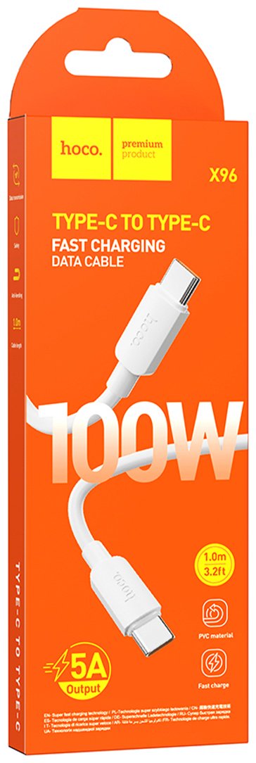 Кабель Hoco USB TypeC (M) белый купить,NaN