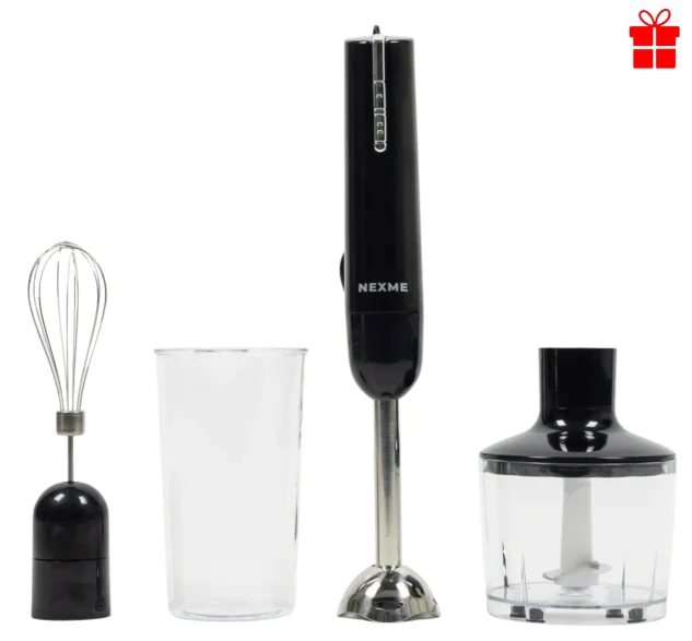 Вафельница Nexme NSM206 Black + подарок