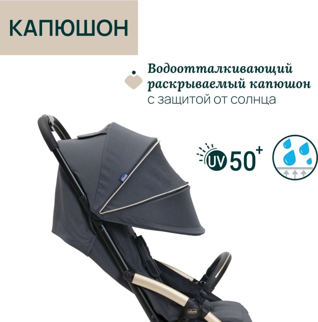 Коляска прогулочная Chicco Goody XPlus, темно-серый - ForteMarket Коляска прогулочная Chicco Goody XPlus, темно-серый купить,0