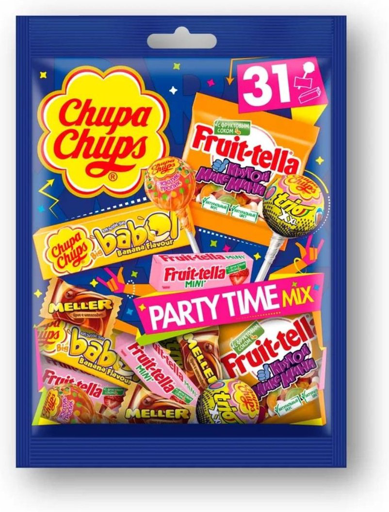 Chupa Chups Party Time Mix сладкий набор 406 г купить,NaN