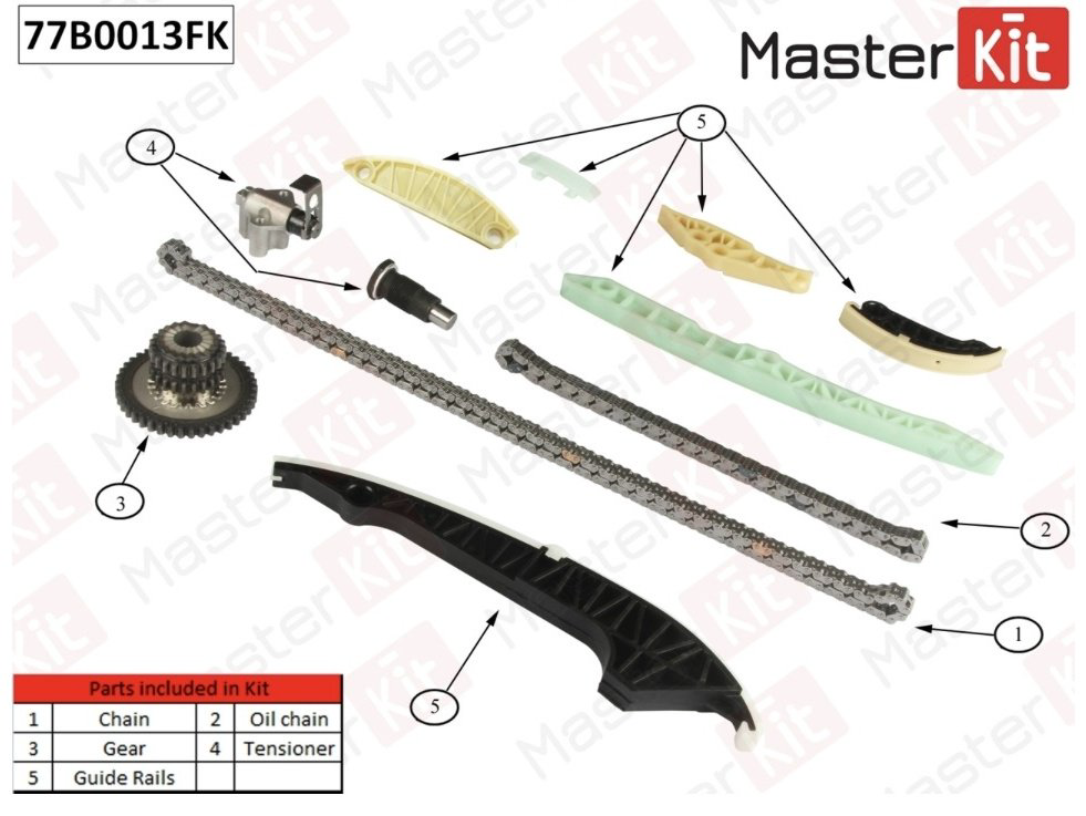 MasterKit цепной комплект 77B0013FK