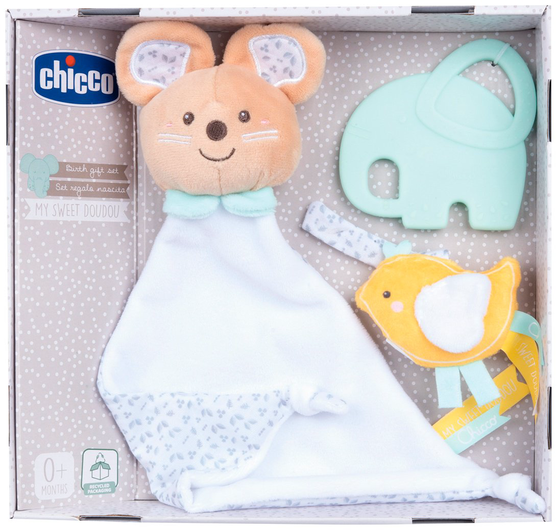 Подарочный набор Chicco На рождение малыша 00011823000000, предметов 3 шт купить,NaN