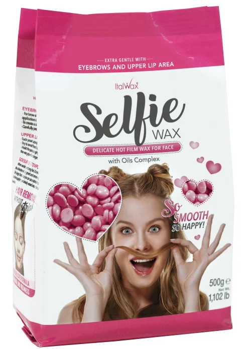 Воск для депиляции Italwax Selfie средняя в гранулах 500 г