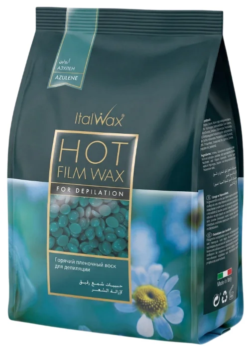 Воск для депиляции Italwax Azulene средняя в гранулах 500 г