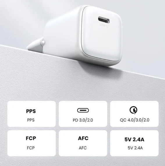 Зарядное устройство Ugreen X512 (55554) USB Type-C белый купить,NaN