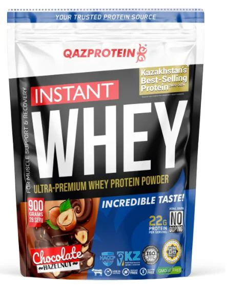 Протеин Qazprotein Instant WHEY 900г Шоколад-лесной орех (4010)