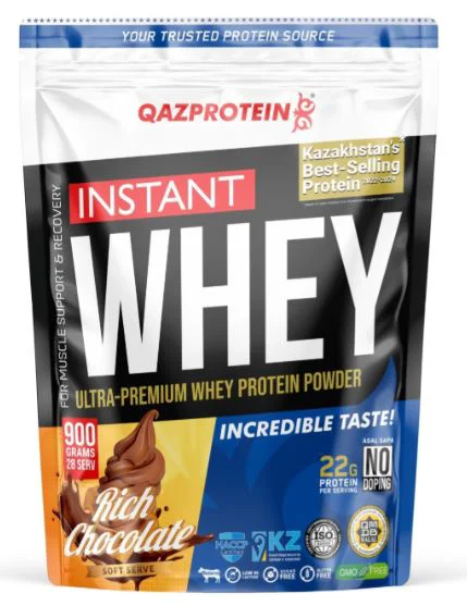 Протеин Qazprotein Instant WHEY 900г Шоколадное мороженое (3198)