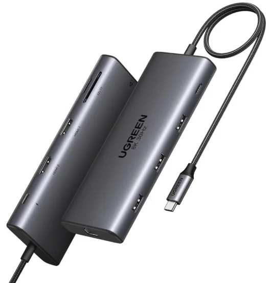 Док-станция Ugreen CM639 45380 серый купить,NaN