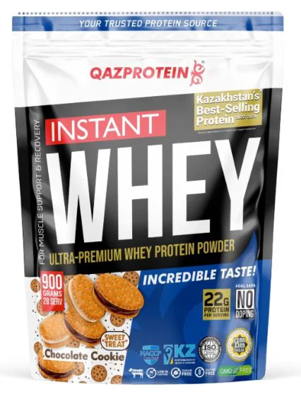 Протеин Qazprotein Instant WHEY 900г Шоколадное печенье (3501)