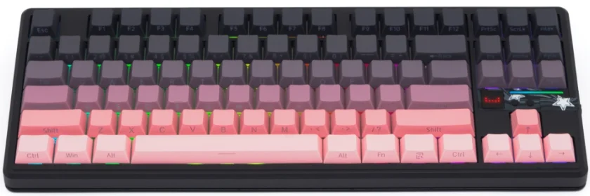 Клавиатура Aula F87 Pro V2 Pink Gradient