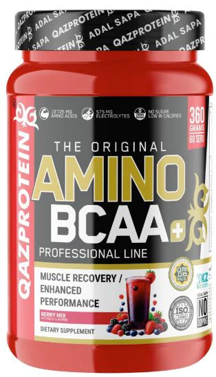 Аминокислотный комплекс Qazprotein Amino BCAA+ Ягоды 360г (4003)