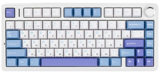 Клавиатура AULA F75 синий купить,NaN