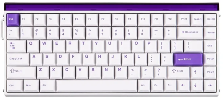 Клавиатура AULA HERO 84 HE белый купить,21990