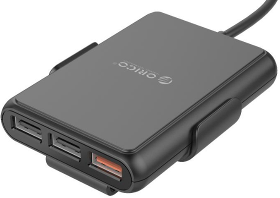 Автомобильное зарядное устройство Orico UCP-5P-BK-PRO черное