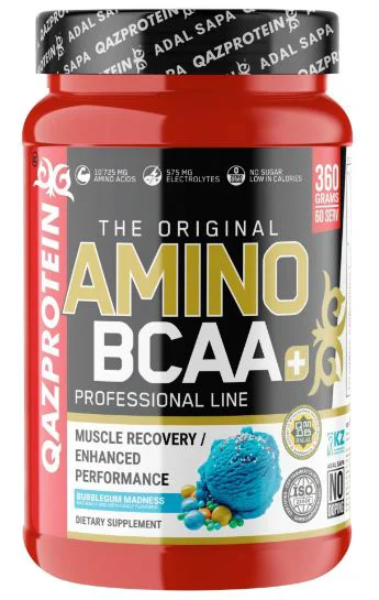 Аминокислотный комплекс Qazprotein Amino BCAA+ Баблгам 360г (3211)