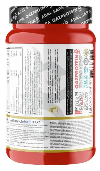 Аминокислотный комплекс Qazprotein Amino BCAA+ Клубника 360г (3617)