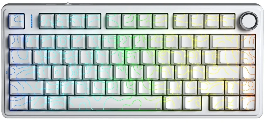 Клавиатура AULA F75 Contour белый