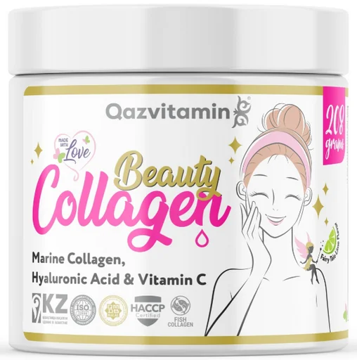 Коллаген Qazprotein Beauty Collagen Лайм порошок 208 г