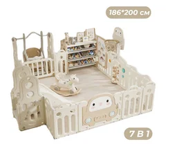 Игровой комплекс EX 200x186x50 см бежевый