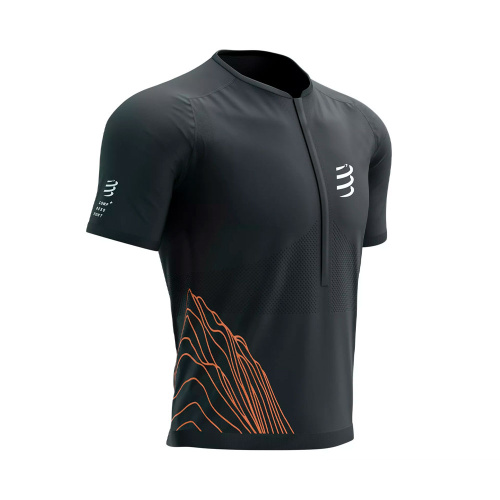 Футболка Compressport Trail half-zip AM00255L черная L купить,NaN