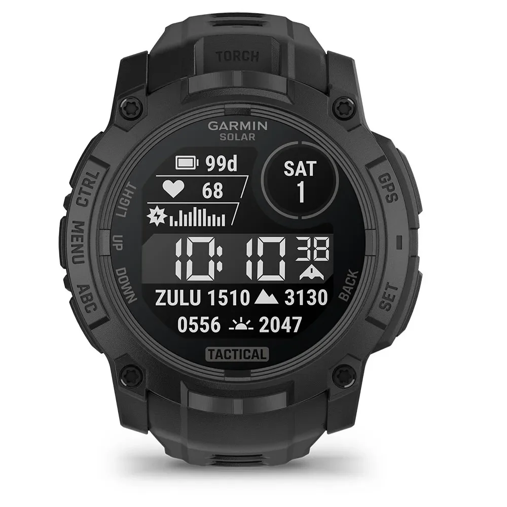 Смарт-часы Garmin Instinct 3 Solar Tactical 45 мм Black
